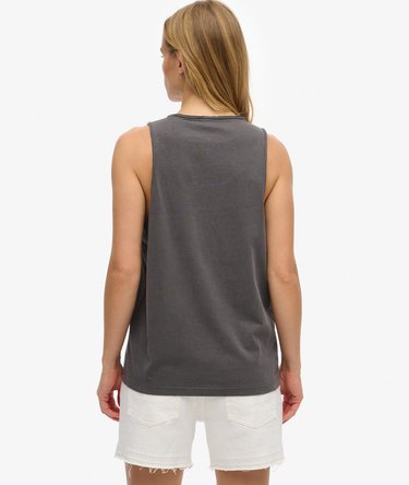 Camiseta de tirantes con espalda olímpica y gráfico Psych Surf Image 4