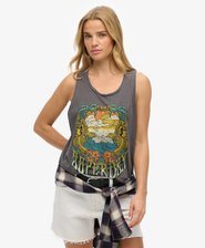Psych Surf Racer-Tanktop mit Grafik
