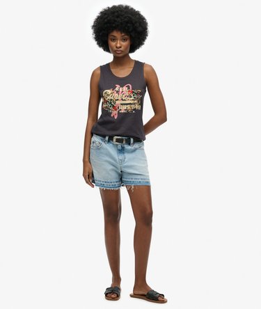 Vintage Logo Tokyo Scoop Neck Tank Top Image 2