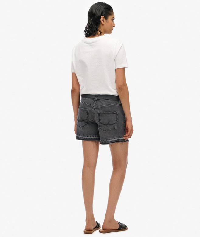 Mid Rise Cut Off Shorts