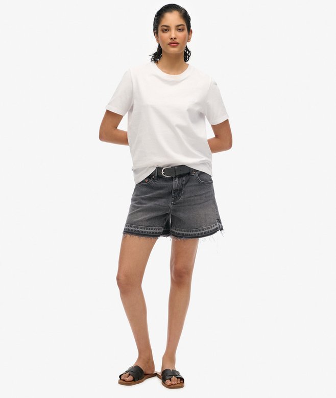 Mid Rise Cut Off Shorts