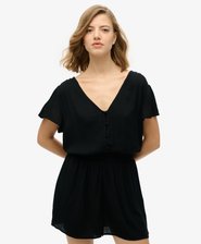 Short Sleeve Printed Playsuit
