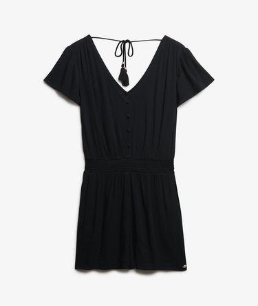Short Sleeve Printed Playsuit Image 7