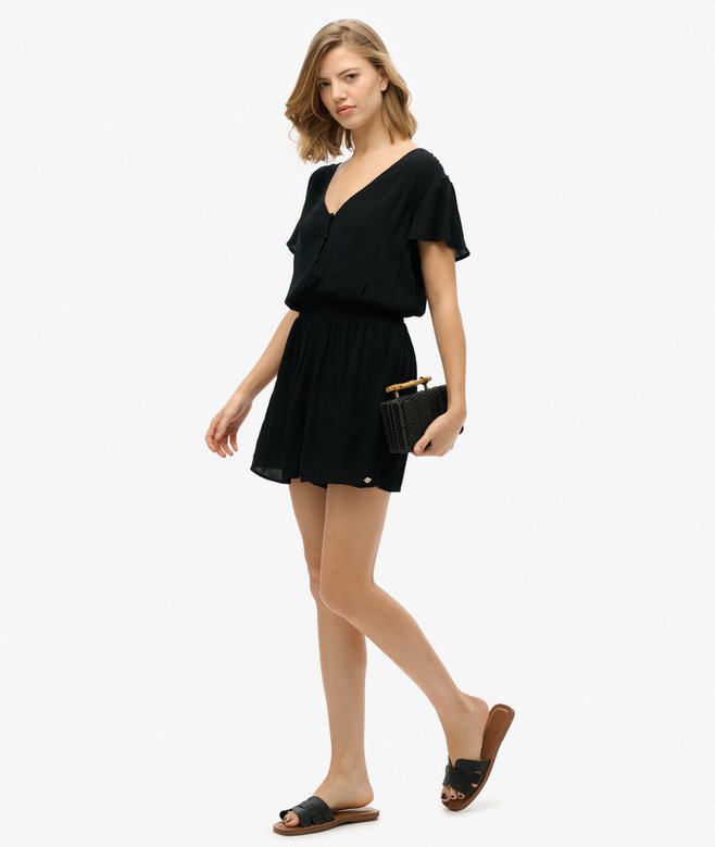 Short Sleeve Playsuit