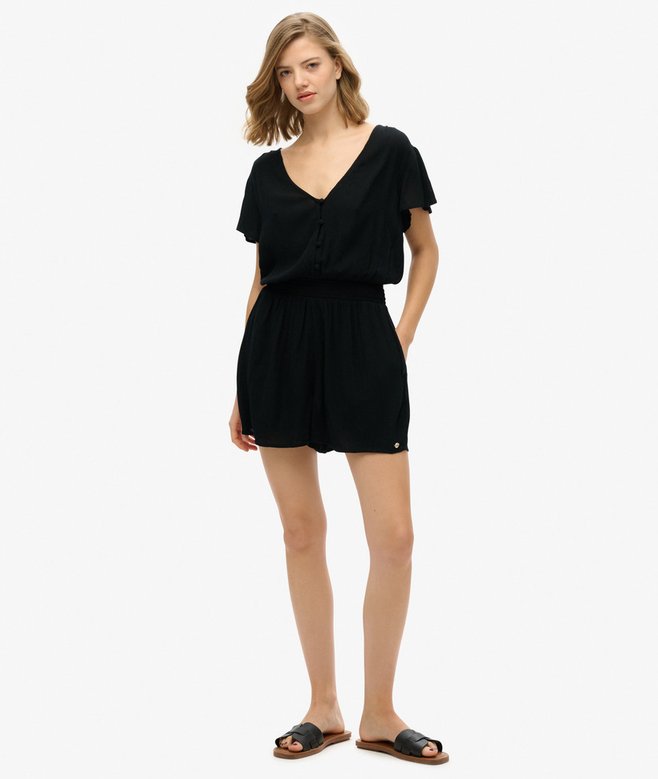 Short Sleeve Playsuit