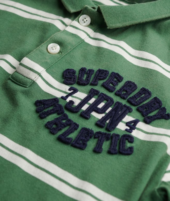 Vintage Athletic Jersey Polo Shirt