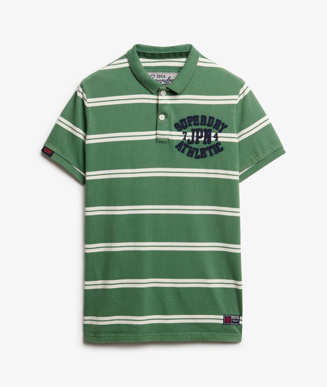 Vintage Athletic Jersey Polo Shirt