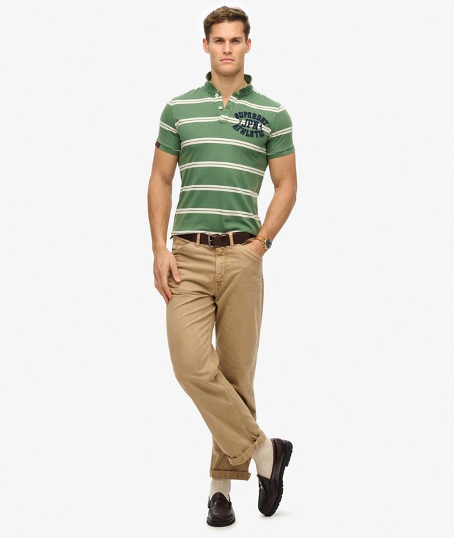 Vintage Athletic Jersey Polo Shirt