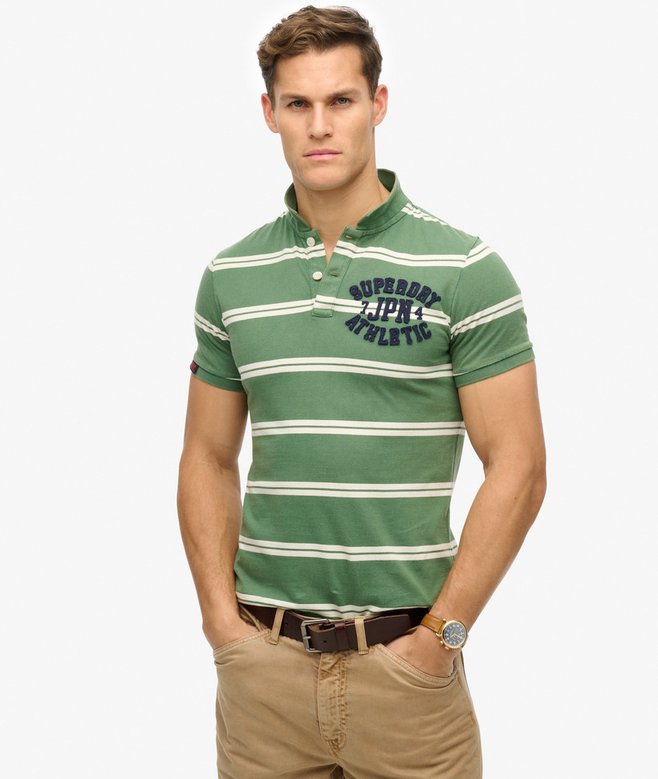 Vintage Athletic Jersey Polo Shirt