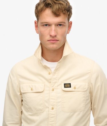 Cotton Workwear Long Sleeve Shirt Image 3