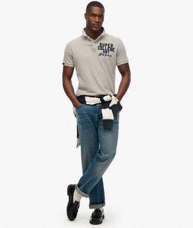 Vintage Athletic Polo Shirt Image 2