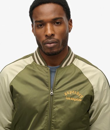 Souvenir Embroidered Bomber Jacket Image 3