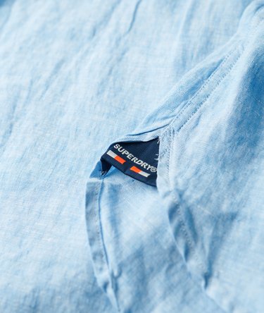 Vacation Long Sleeved Linen Shirt Image 5