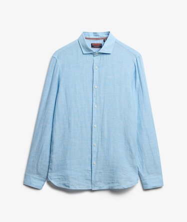 Vacation Long Sleeved Linen Shirt Image 6
