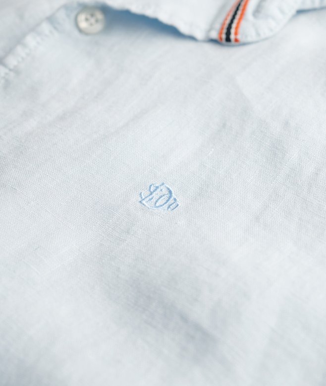 Embroidered Vacation Linen Shirt