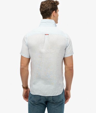 SD Embroidered Vacation Linen Shirt Image 4