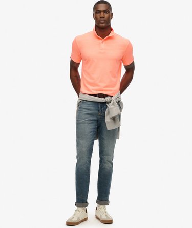 Essential Jersey Polo Top Image 2