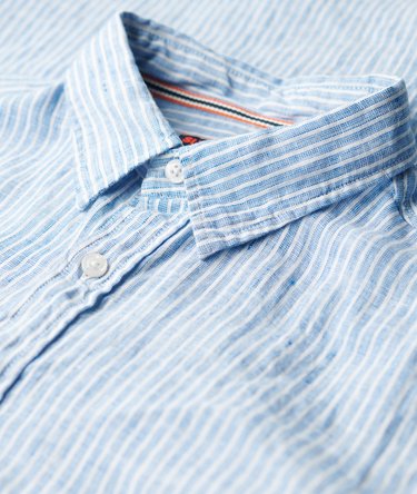 Vacation Long Sleeved Linen Shirt Image 5