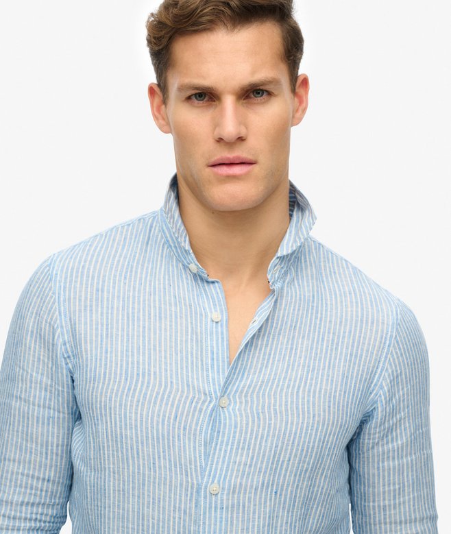 Vacation Long Sleeved Linen Shirt