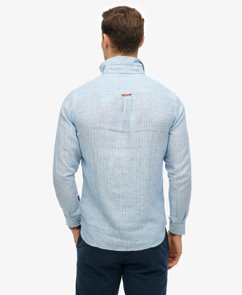 Superdry M4011047A Chemise à Manches Longues L - Chemise Bûcheron Coton Doux Style Américain Classique