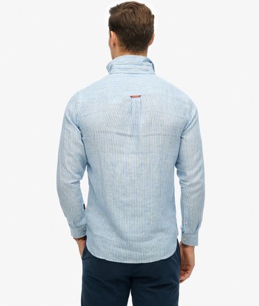 Vacation Long Sleeved Linen Shirt Image 4