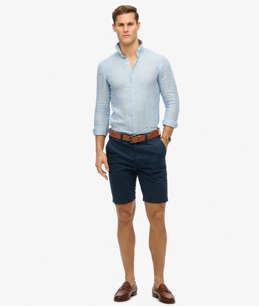 Vacation Long Sleeved Linen Shirt Image 3
