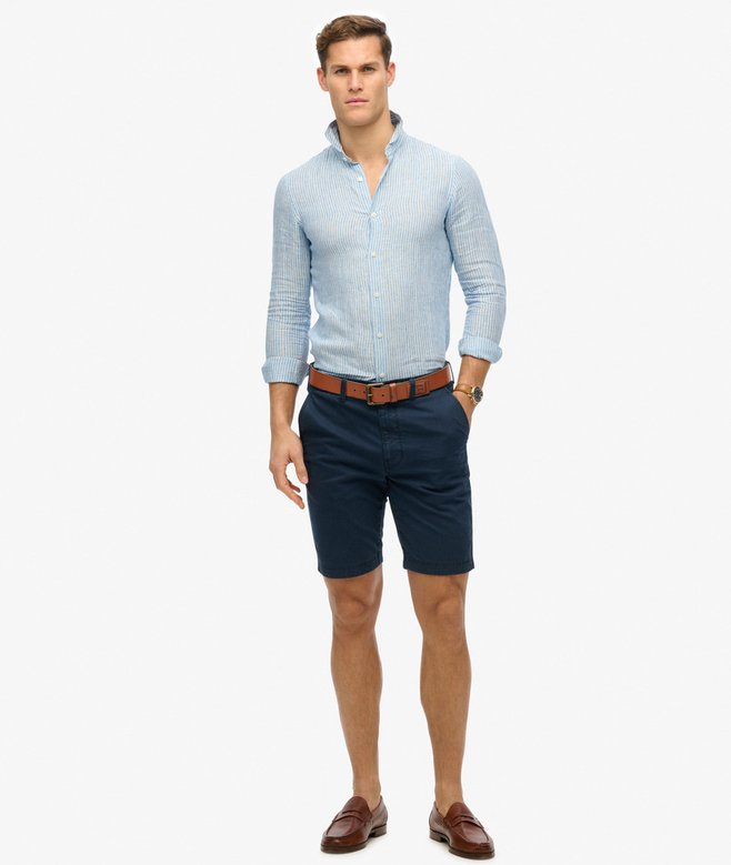 Vacation Long Sleeved Linen Shirt