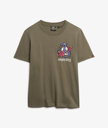 Old School Tattoo Relaxed T-Shirt Image 6