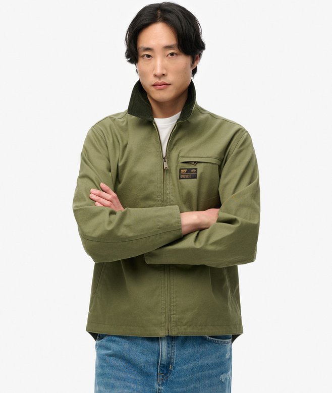 Cord Collar Barn Jacket