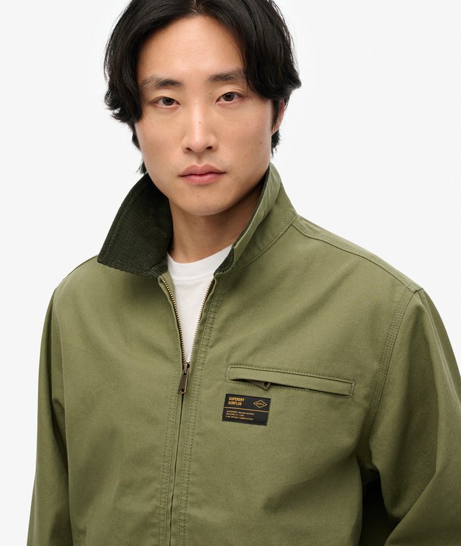 Cord Collar Barn Jacket