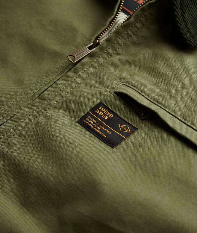 Cord Collar Barn Jacket
