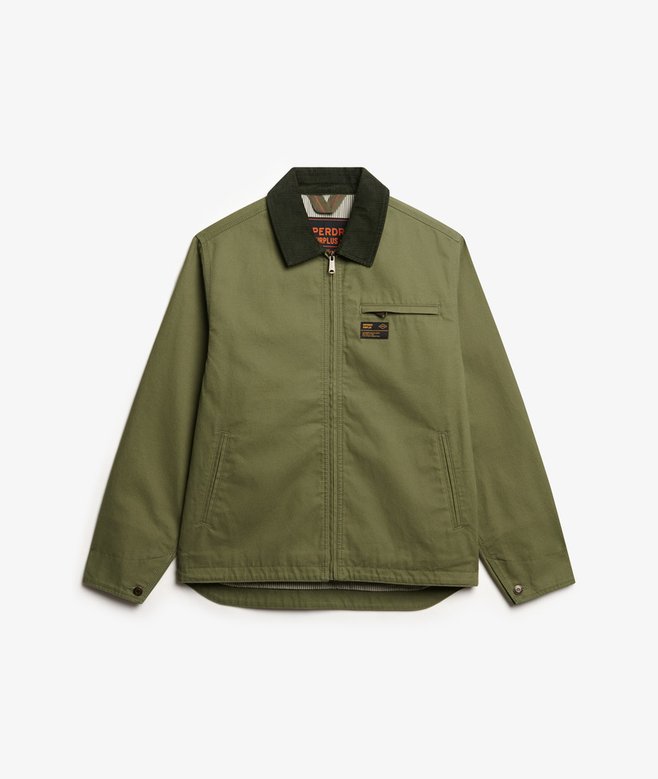 Cord Collar Barn Jacket