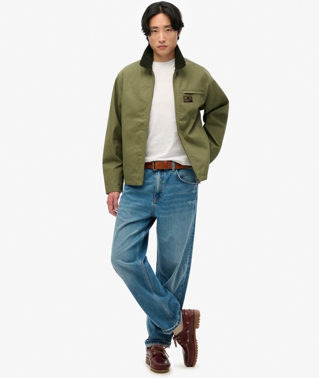 Cord Collar Barn Jacket