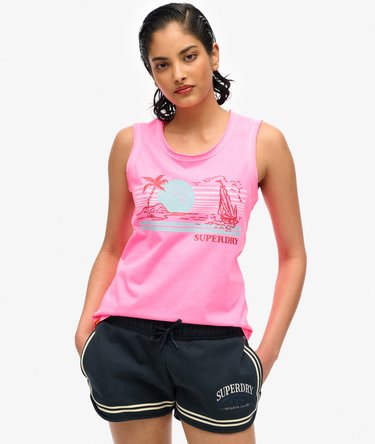 Top a canotta girocollo a righe Outdoor Image 1