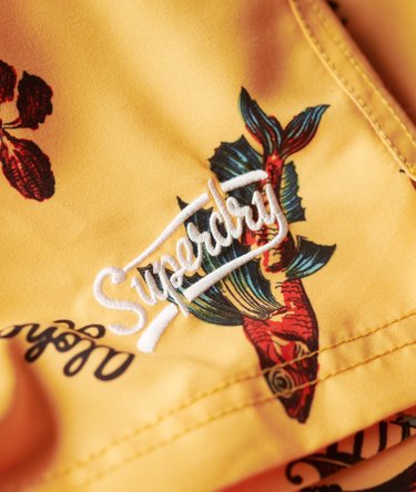 Recycled Hawaiian Print 17-inch Swim Shorts Image 9