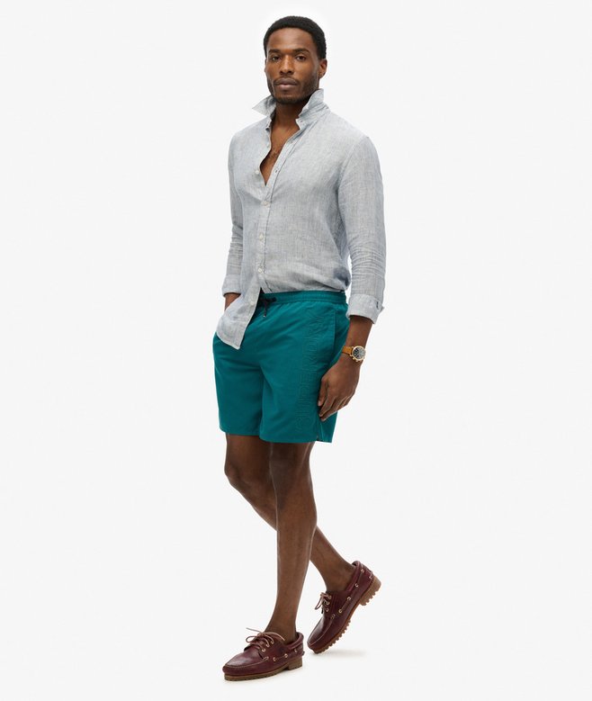 Premium Embroidered 17-inch Swim Shorts (1) 5 out of 5 stars, 1 reviews More Colours Available Price £27.99 Price reduced from £39.99 to You Save 30%