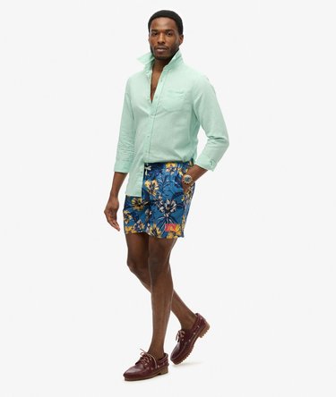 Spodenki kąpielowe Hawaiian o długości 43 cm Image 2