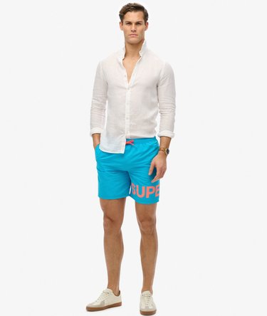 Short de bain à motif longueur 43 cm Image 2