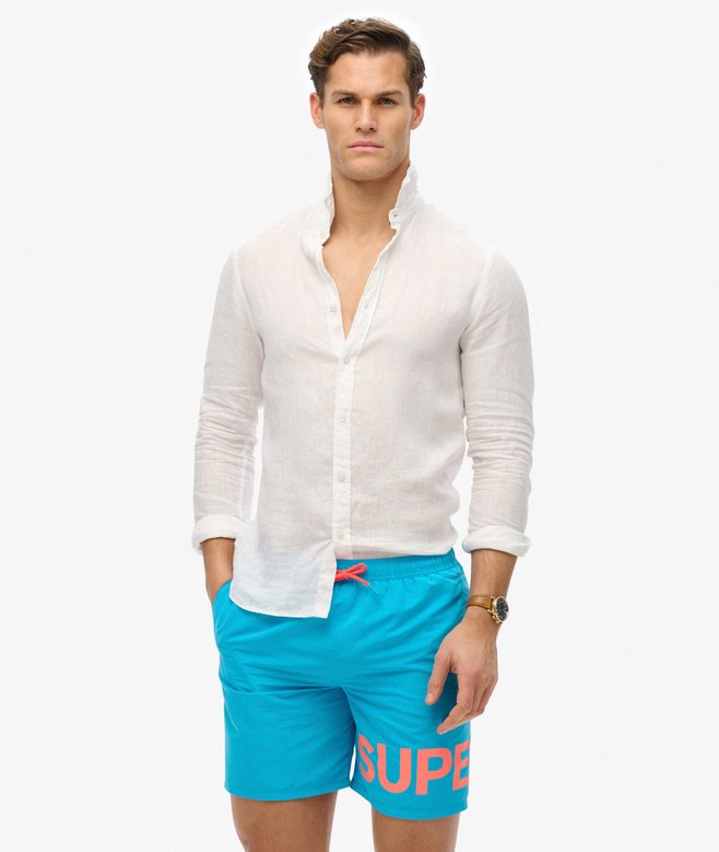 Graphic 17-Inch Swim Shorts More Colours Available Price £24.49 Price reduced from £34.99 to You Save 30%