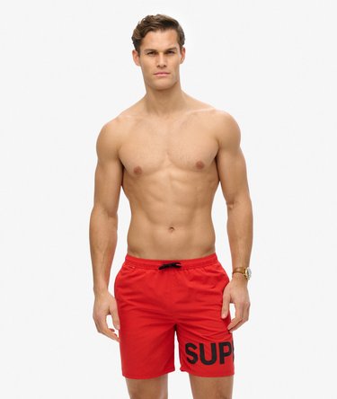 Graphic 17-Inch Swim Shorts Image 1
