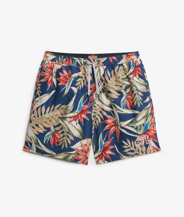 Short de bain à imprimé hawaïen longueur 43 cm Image 8