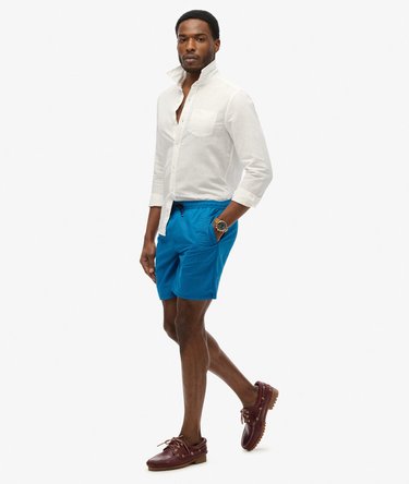 Premium 17&quot; badshorts med broderi Image 3