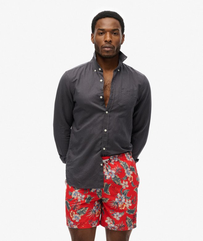 Hawaiian Print 16-Inch Swim Shorts More Colours Available Price £19.99 Price reduced from £39.99 to You Save 50%