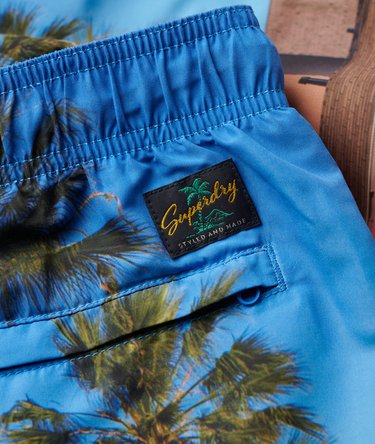 Photographic 17-inch Recycled Swim Shorts Image 10