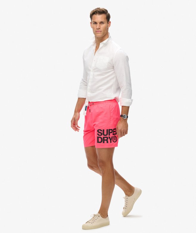 Sportswear Logo 17-inch Recycled Swim Shorts (4) 5 out of 5 stars, 4 reviews More Colours Available Price £24.49 Price reduced from £34.99 to You Save 30%