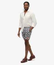 Tile Print 17-inch Swim Shorts