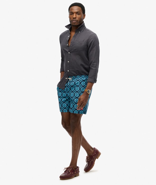 Tile Print 17-inch Swim Shorts (1) 5 out of 5 stars, 1 reviews More Colours Available Price £27.99 Price reduced from £39.99 to You Save 30%