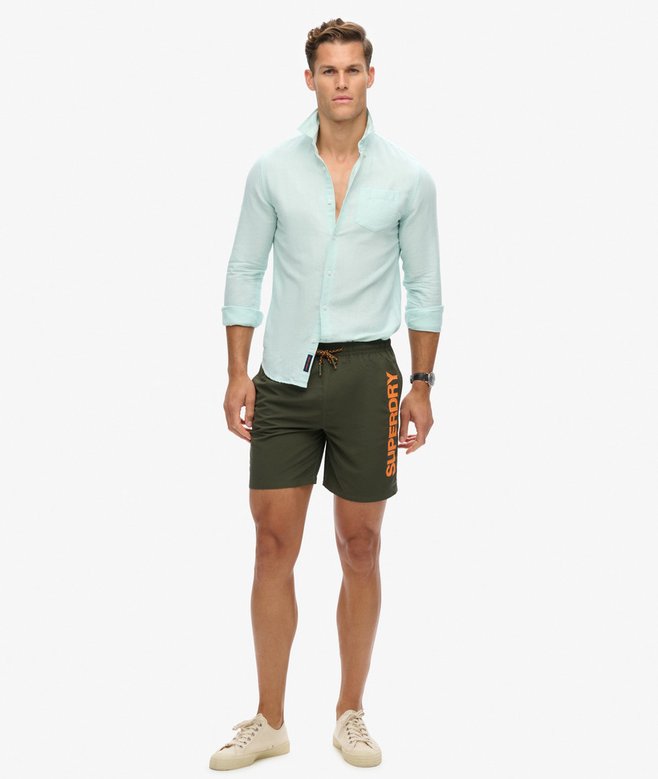 Sport Graphic 17-inch Recycled Swim Shorts More Colours Available Price £24.49 Price reduced from £34.99 to You Save 30%