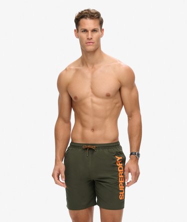 Sport Graphic 17-inch Recycled Swim Shorts Image 1