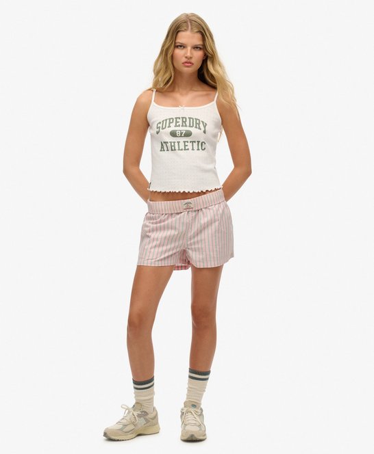 Elodie Stripe Trousers - Mint Green